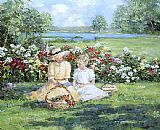Sally Swatland Canvas Paintings - Quiet Afternoon at Binney Park
